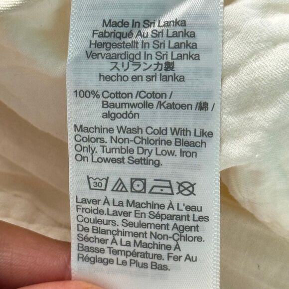 Madewell easy pull on short lightspun in cream beige XL - Picture 5 of 5